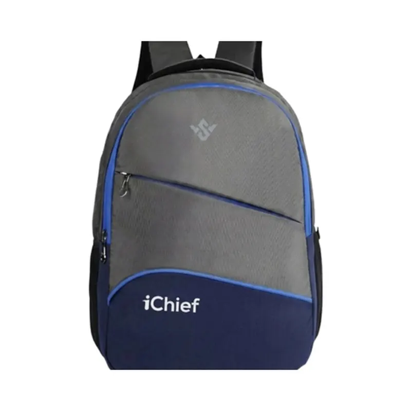 Grey & Navy Sport Backpack