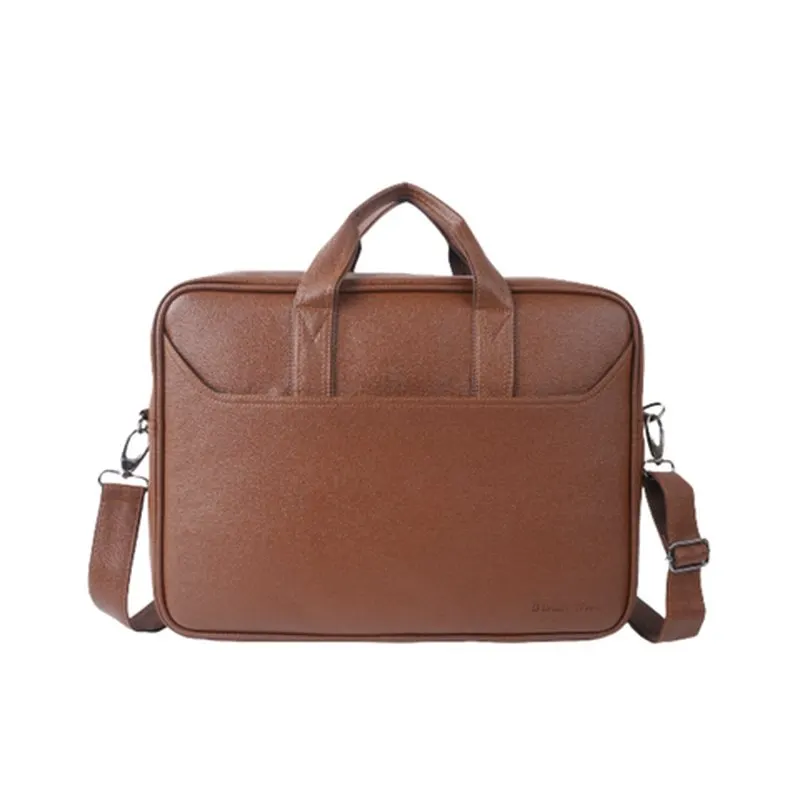 Tan Slim Laptop Bag