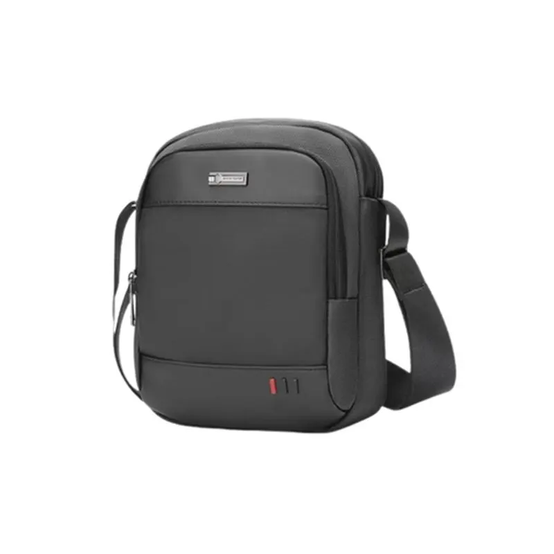Grey Compact Crossbody Bag