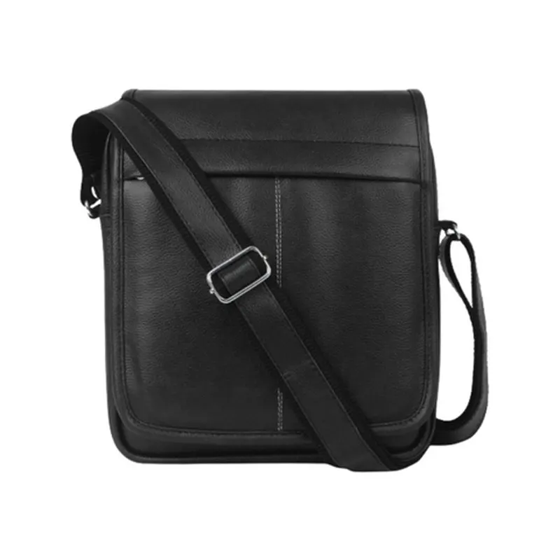Black Flap Sling Bag
