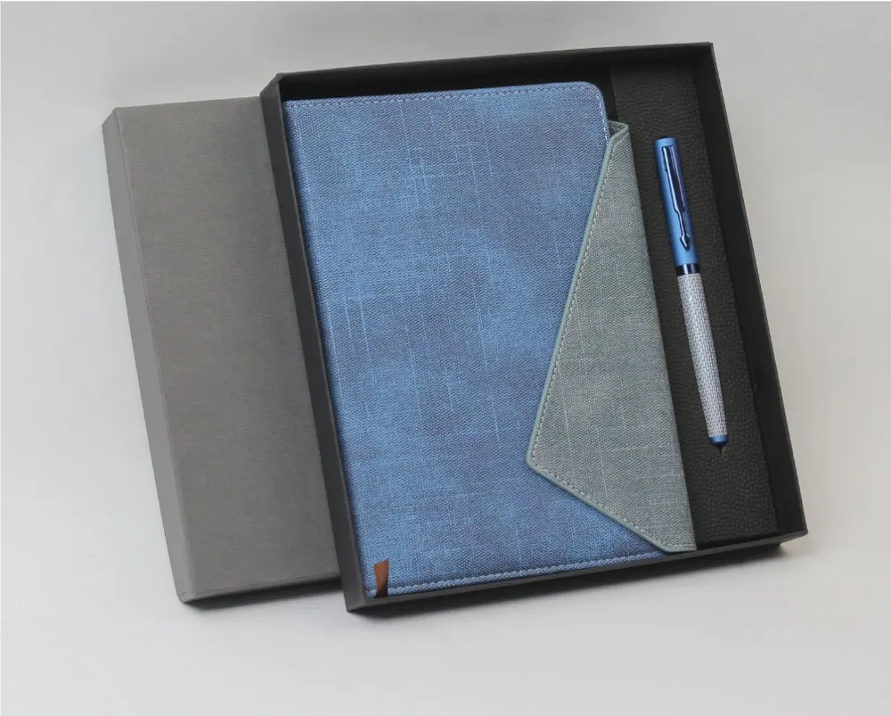 Denim Envelope Diary & Pen Set