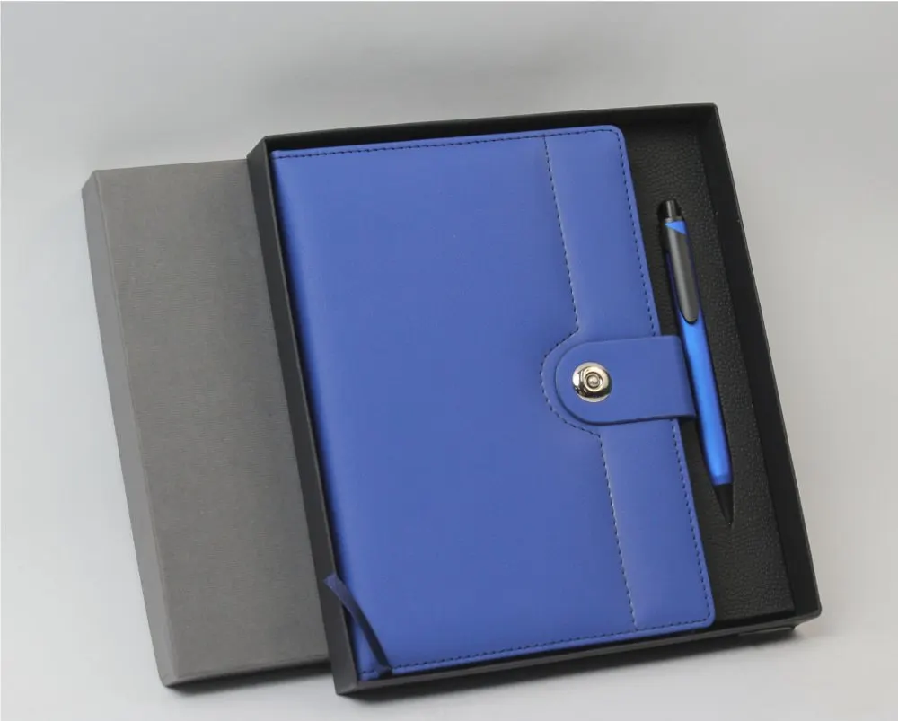 Blue Strap Diary & Pen Set