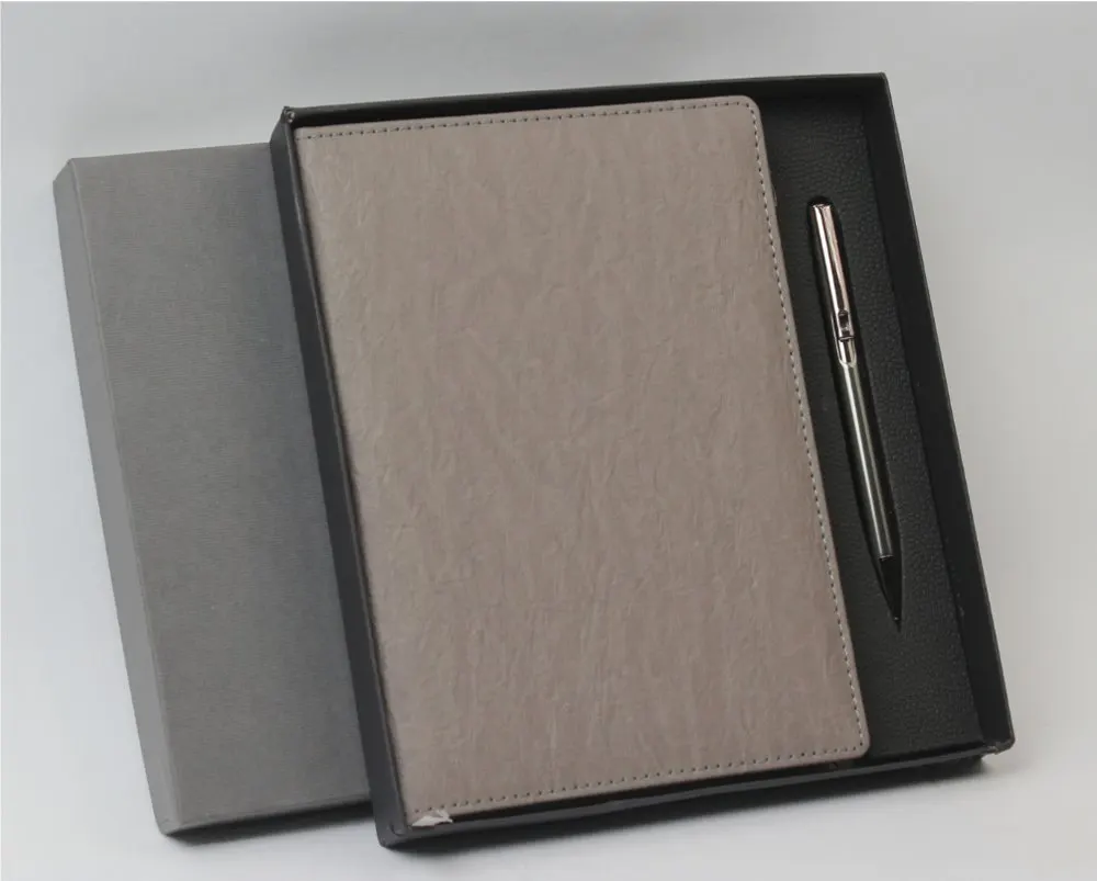 Taupe Diary & Pen Set