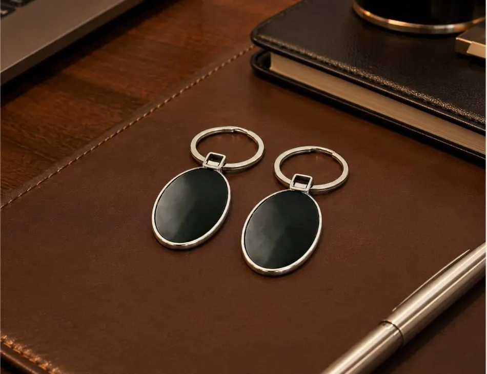 Royal Oval Keychain