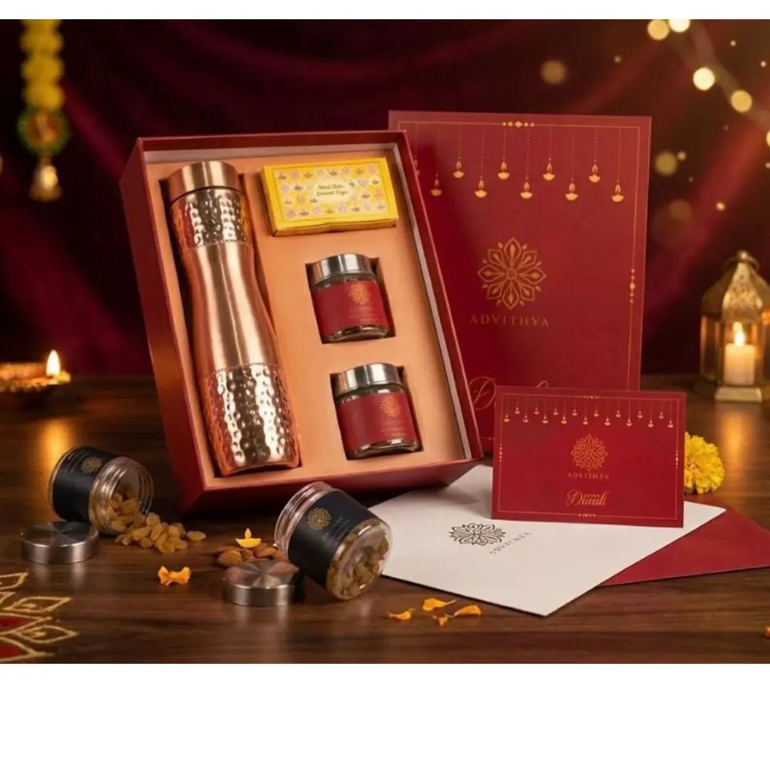 Red Bottle and Treats Corporate Set