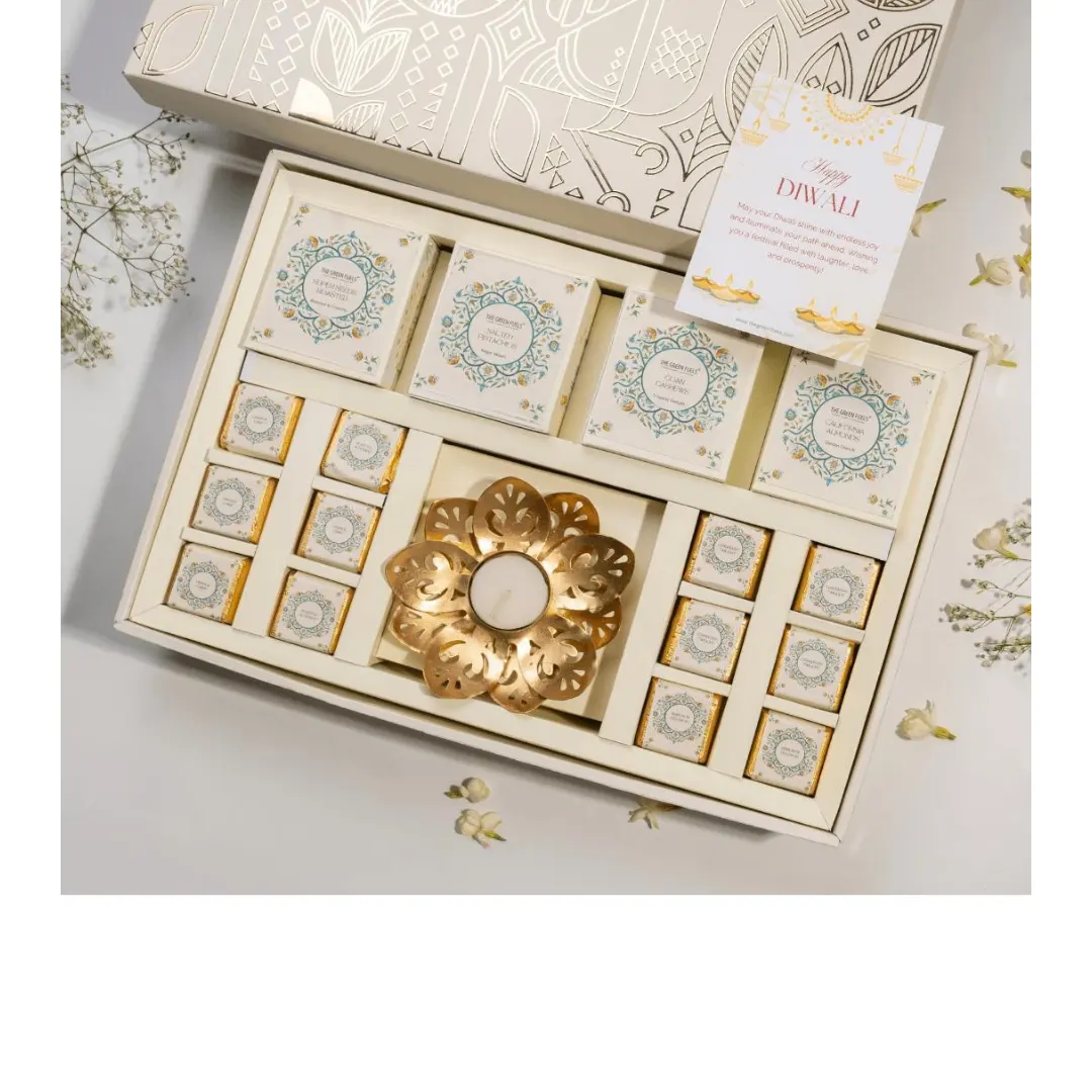 Premium Diwali Card and Treat Set