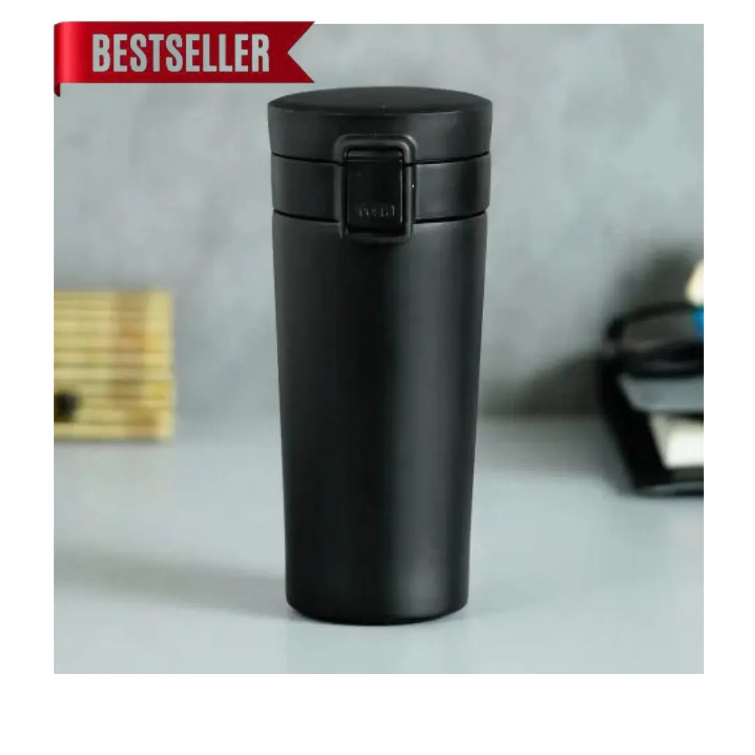 Matte Black Travel Flask