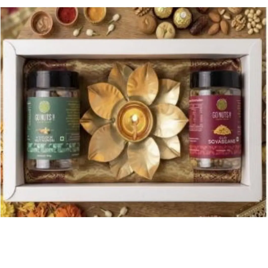 Green and Gold Gourmet Gift Box