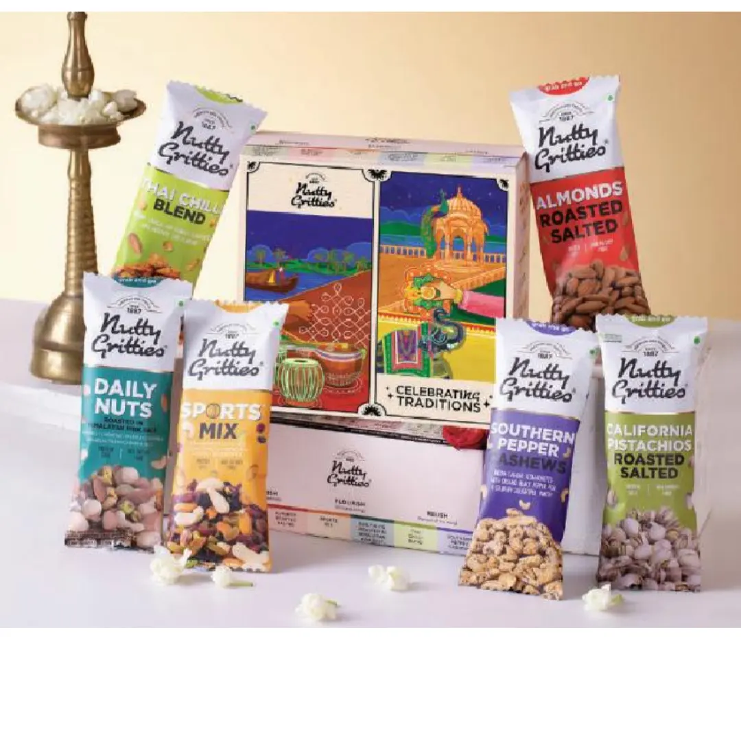 Colorful Indian Treats Gift Basket