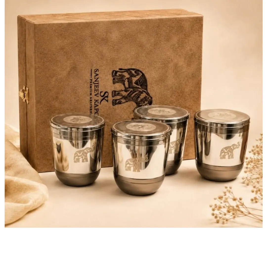 Stainless Steel Tea Cup Set