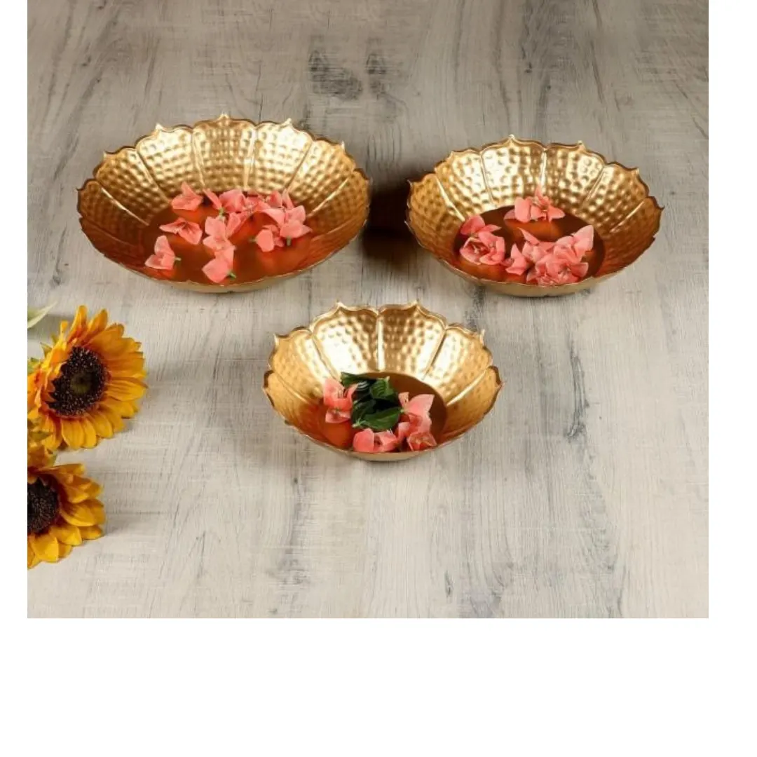 Traditional Brass Diya Set