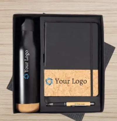 Bottle, Notebook & Pen Gift Set