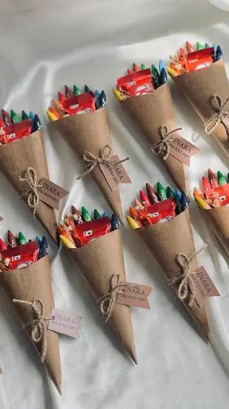 Crayon Cone Return Gifts