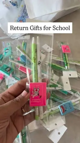Pencil & Eraser Return Gift Packs