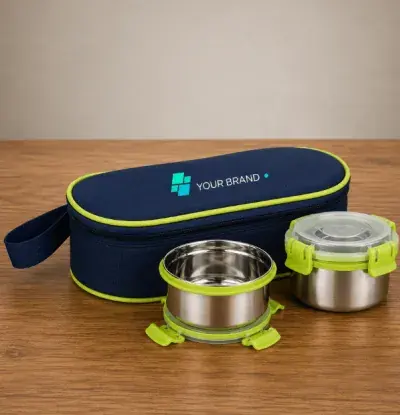 Steel Lunch Box with Insulated Bag