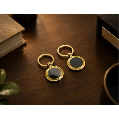 Golden Orbit keychains