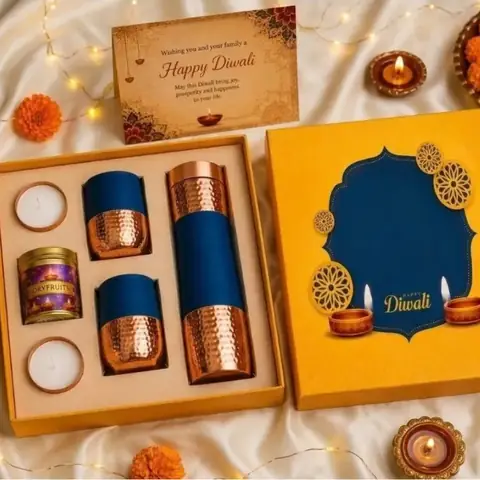 Blue and Gold Festive Gift Set