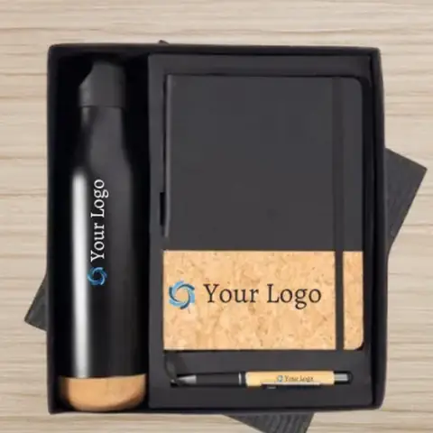 Bottle, Notebook & Pen Gift Set