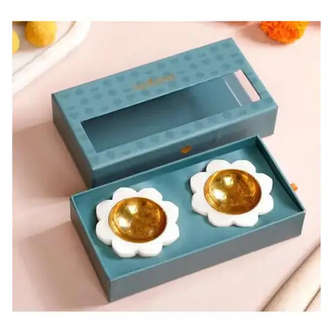 Diwali Candle and Holder Gift Set